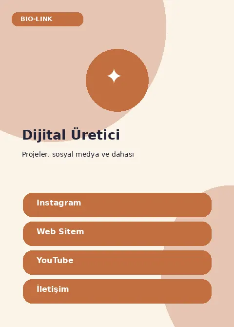 Creator Bio önizlemesi