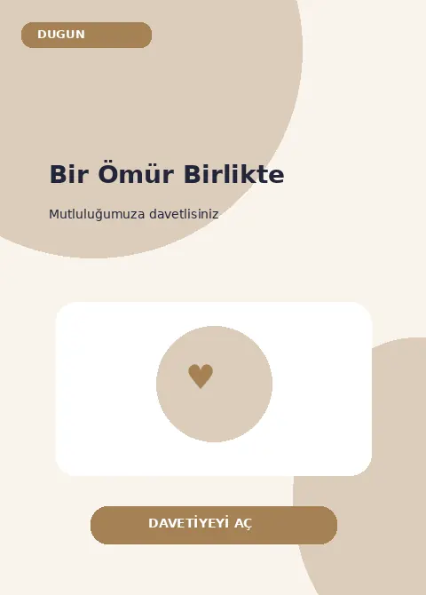 Düğün davetiyesi teması